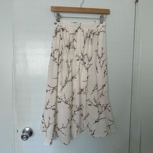 Petite Studio White Floral Maxi Skirt
